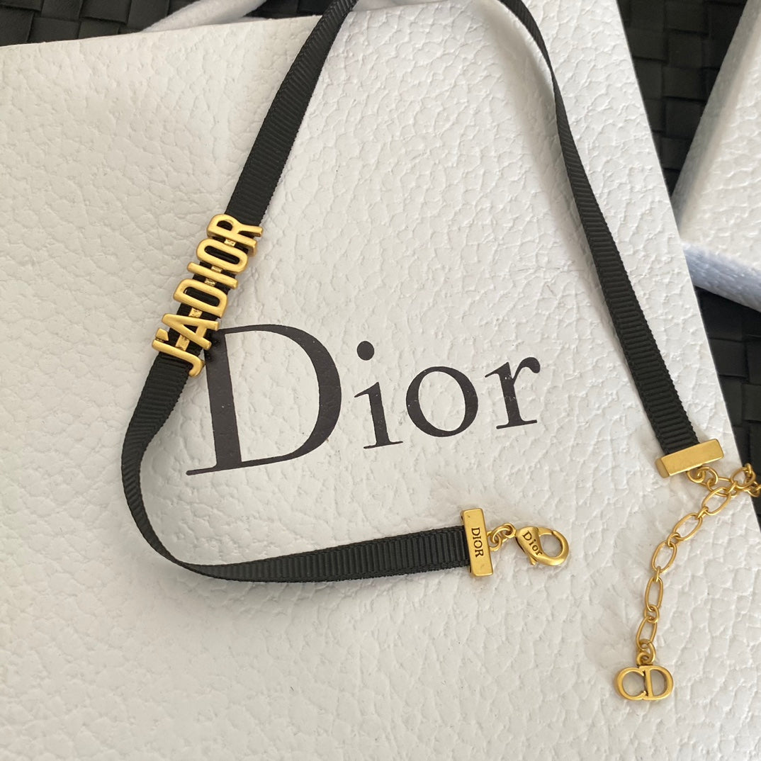 Metal Letter Choker