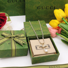 Bee Pearl Necklace