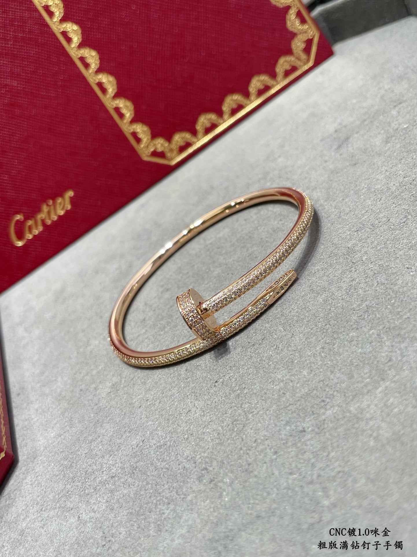 Elegance Diamond Nail Bracelet