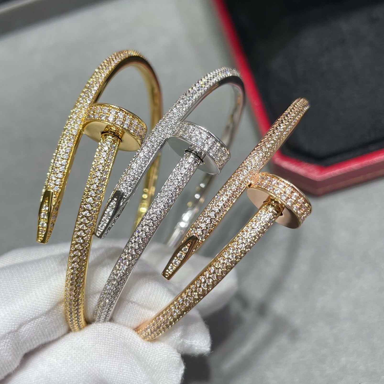 Elegance Diamond Nail Bracelet