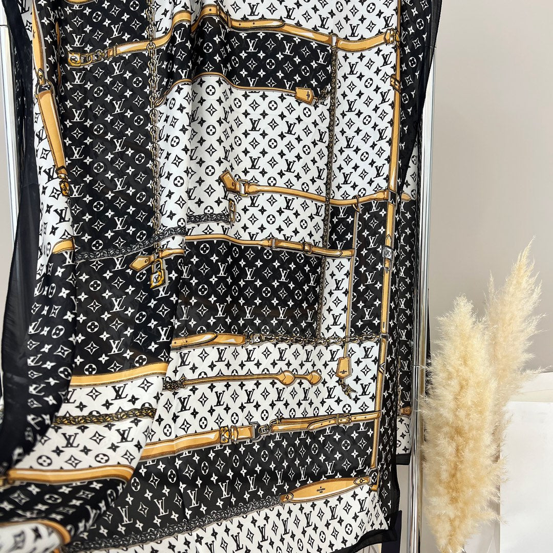 Lightweight silk shawl