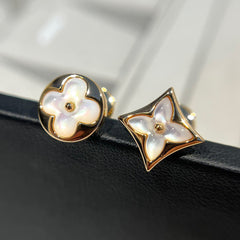 Blossom Series White Shell Earrings