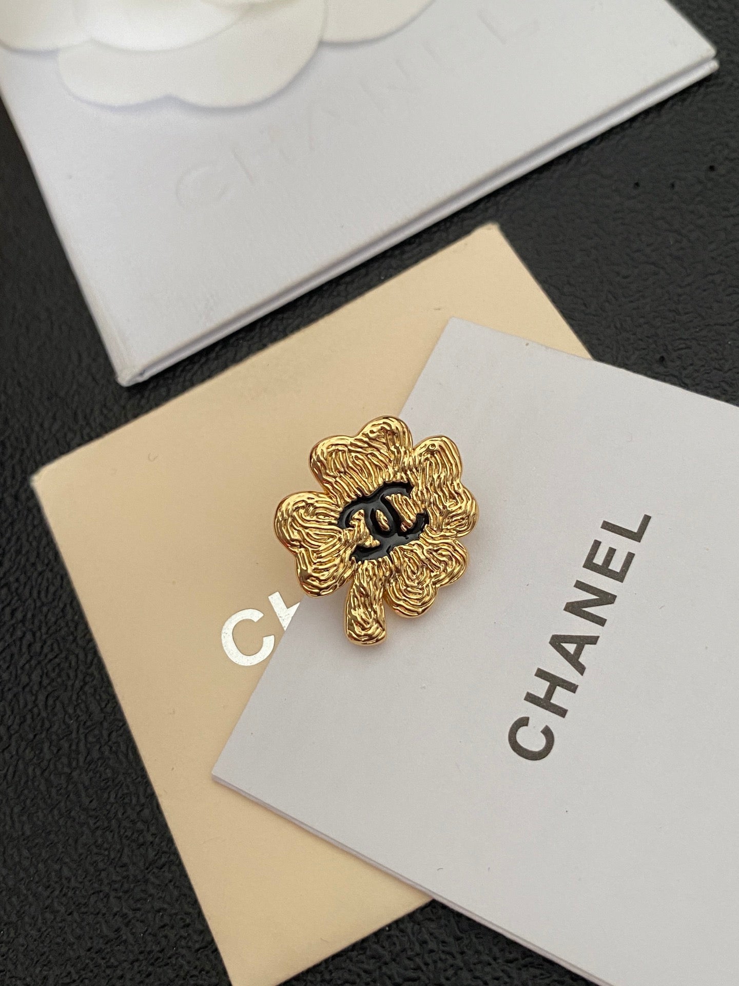 Lucky Four-Leaf Clover Brooch