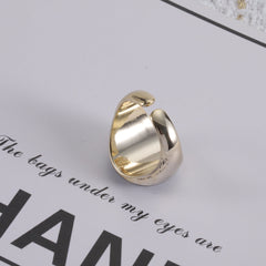 Elegant enamel open ring