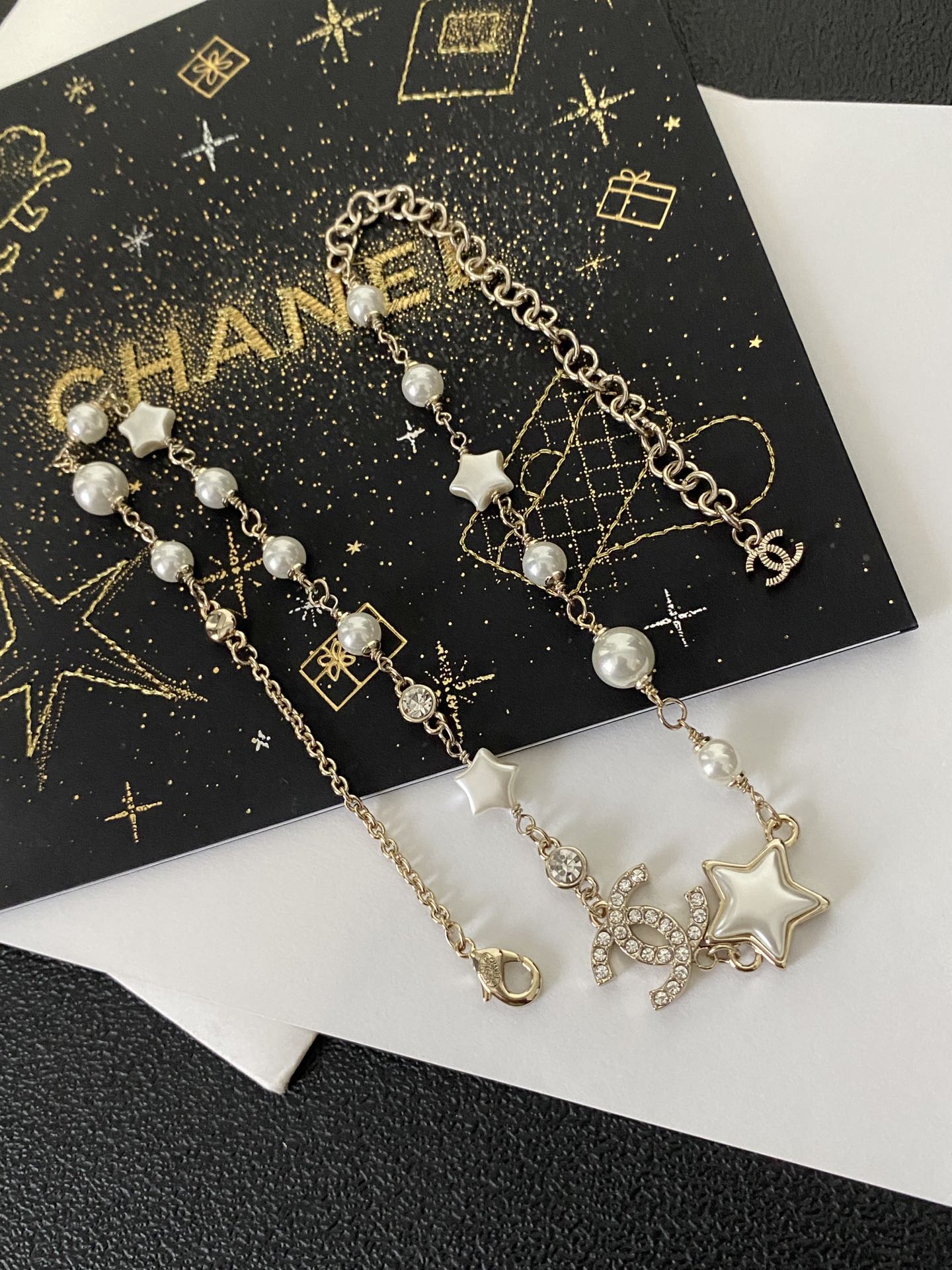 Stars Pearl Necklace