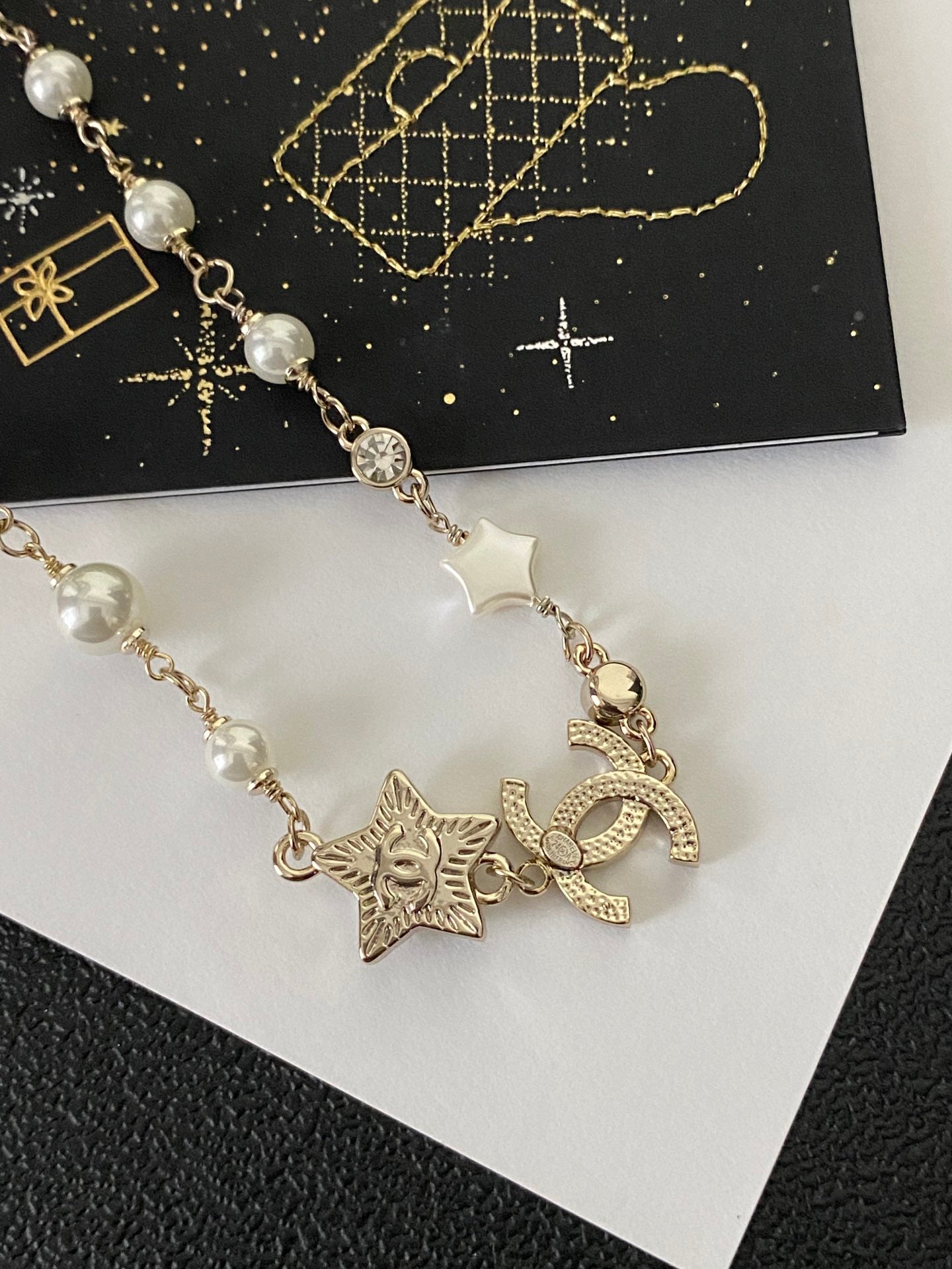 Stars Pearl Necklace