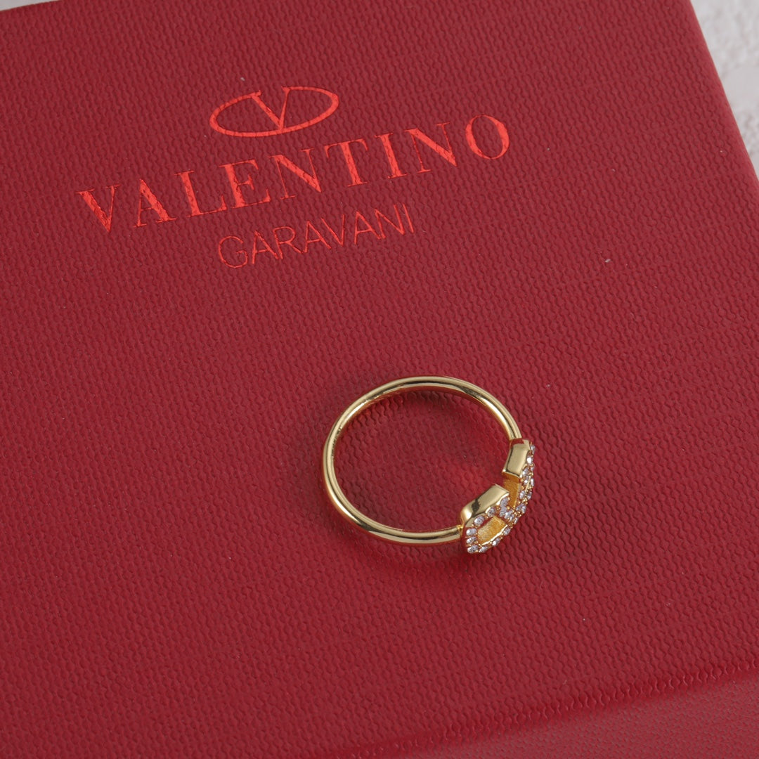 Versatile Diamond Monogram Ring