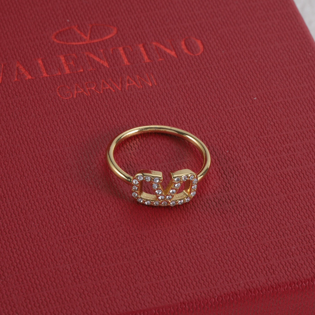 Versatile Diamond Monogram Ring
