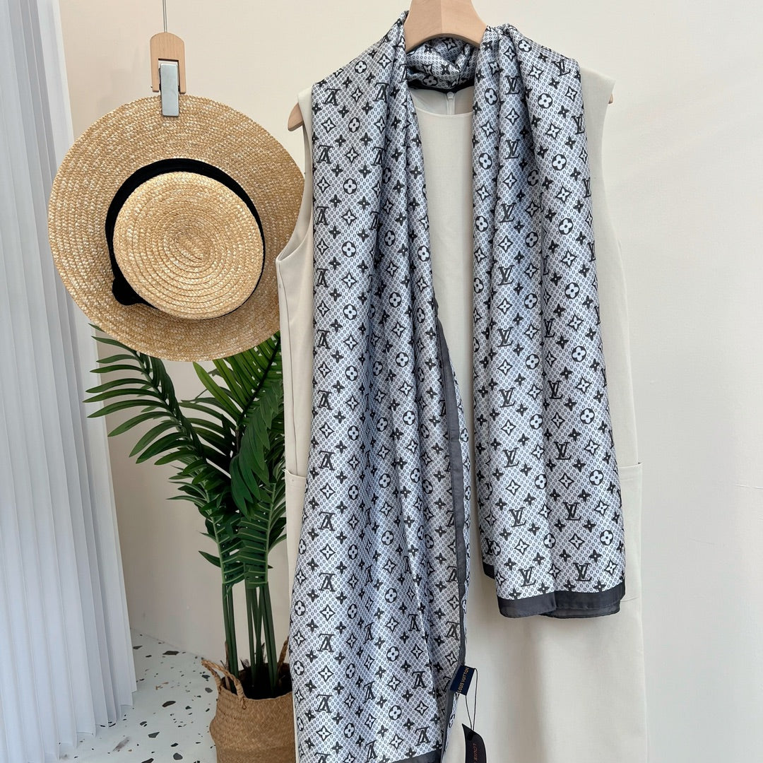 Lightweight silk shawl
