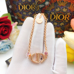 Rose gold crystal bracelet