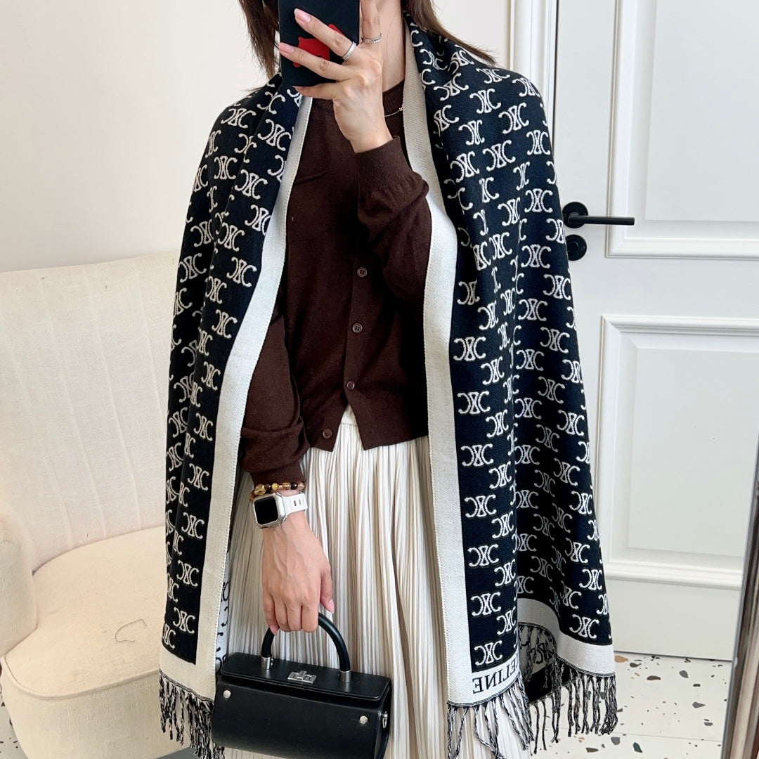 100% cashmere shawl scarf