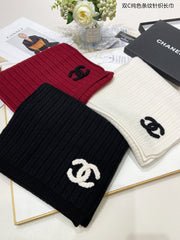 Fashionable diamond jacquard knitted 100% cashmere scarf