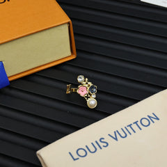 Colorful Floral Open Ring