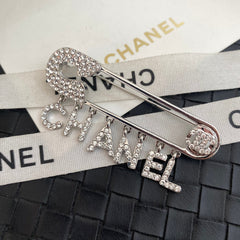Full Diamond Letter Brooch