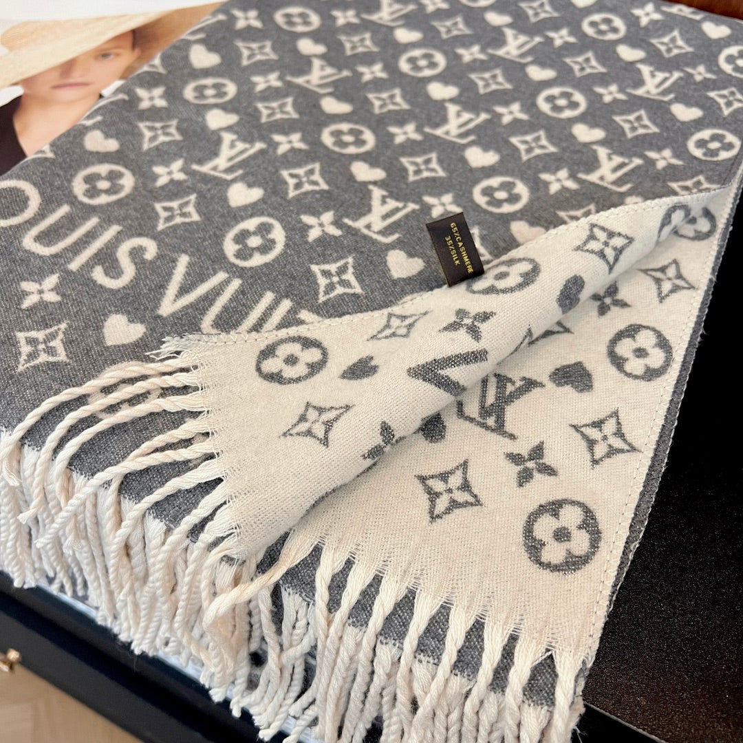 Fashionable tassel cashmere shawl scarf
