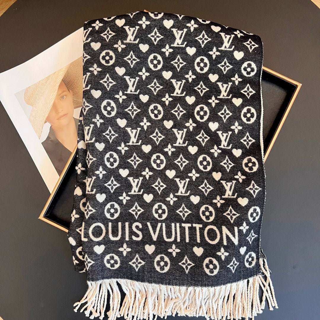 Fashionable tassel cashmere shawl scarf