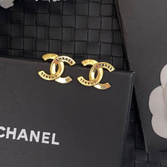 Versatile Golden Letter Earrings