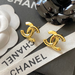 Versatile Golden Letter Earrings