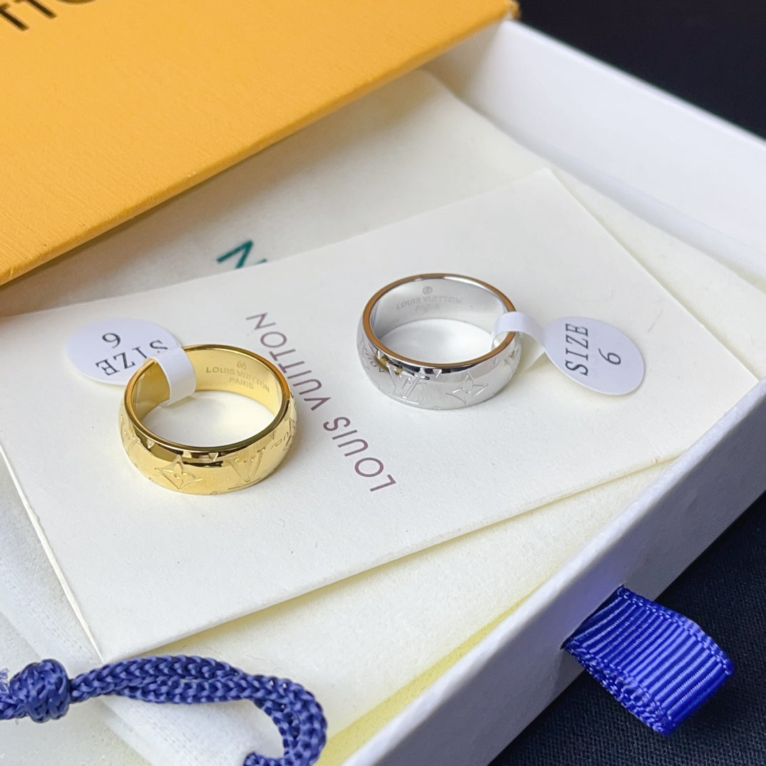 Classic Monogram Floral Ring