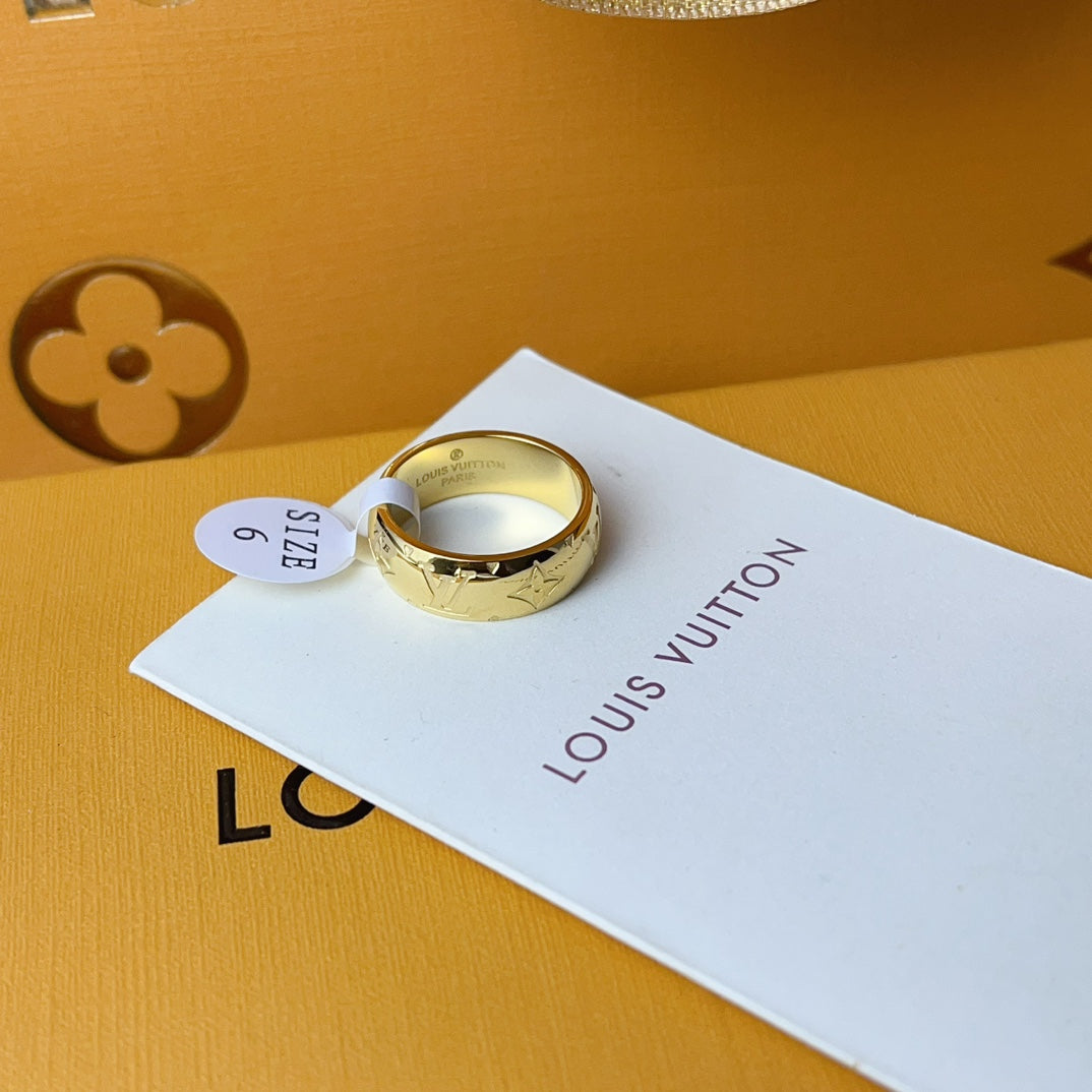 Classic Monogram Floral Ring