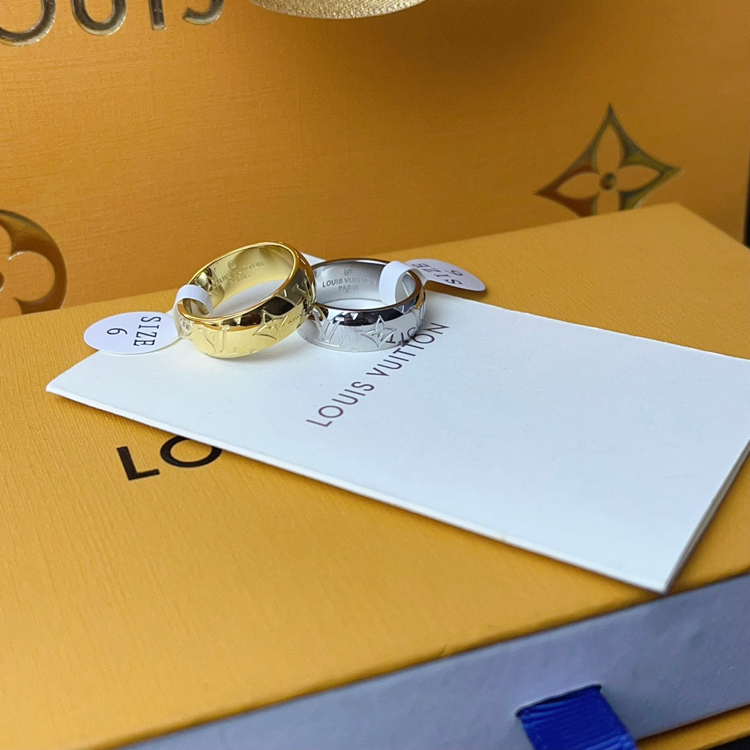 Classic Monogram Floral Ring