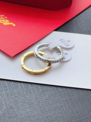 Full diamond ring