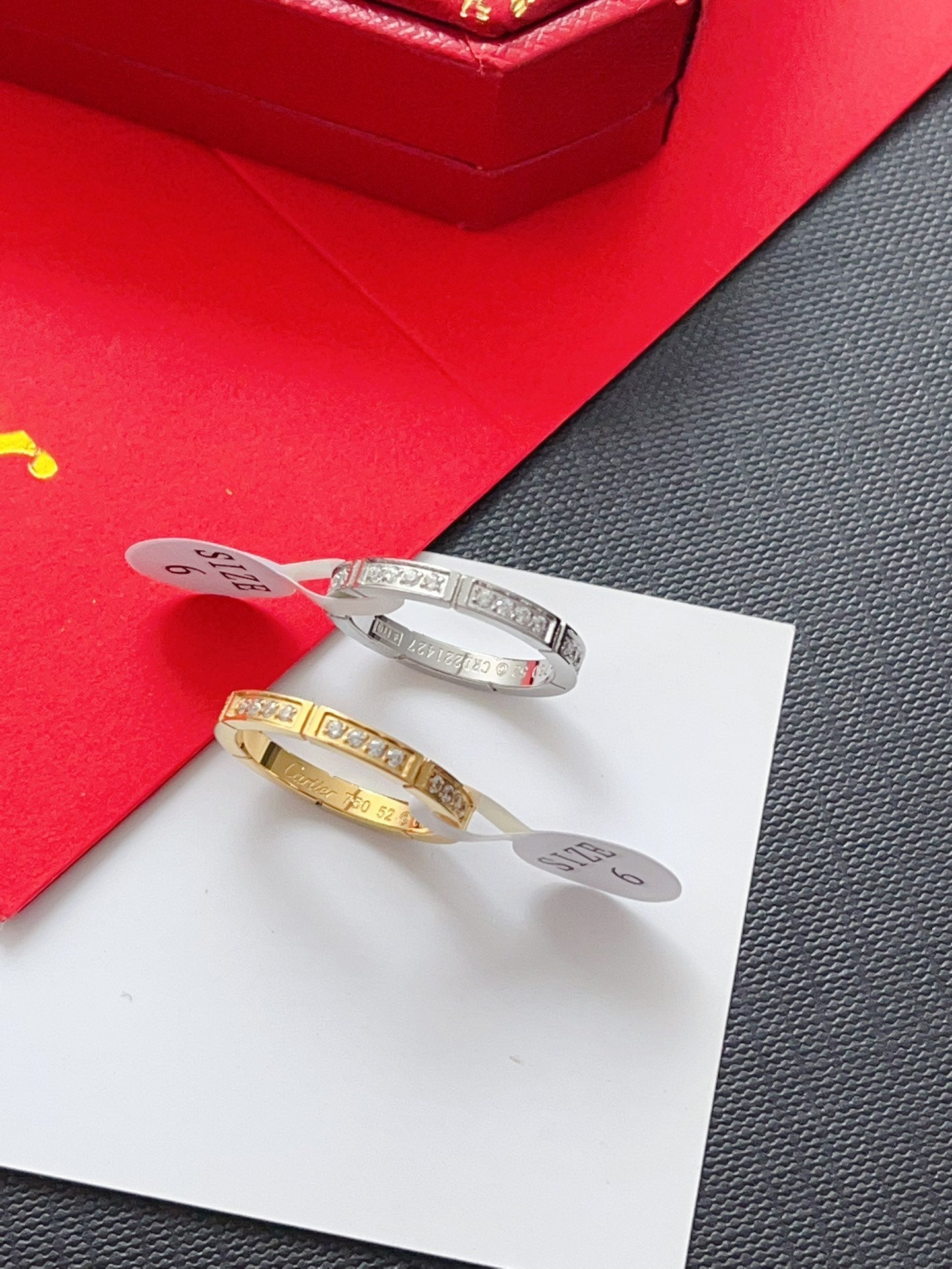Full diamond ring