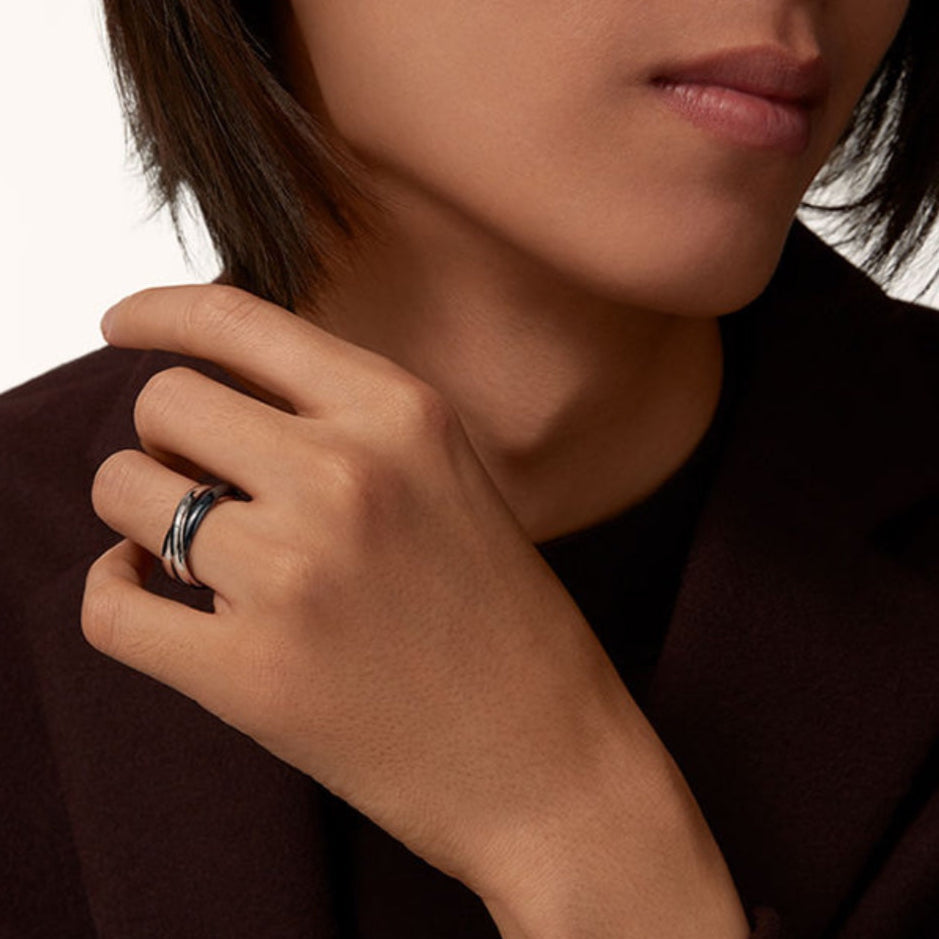 3 color circle ring