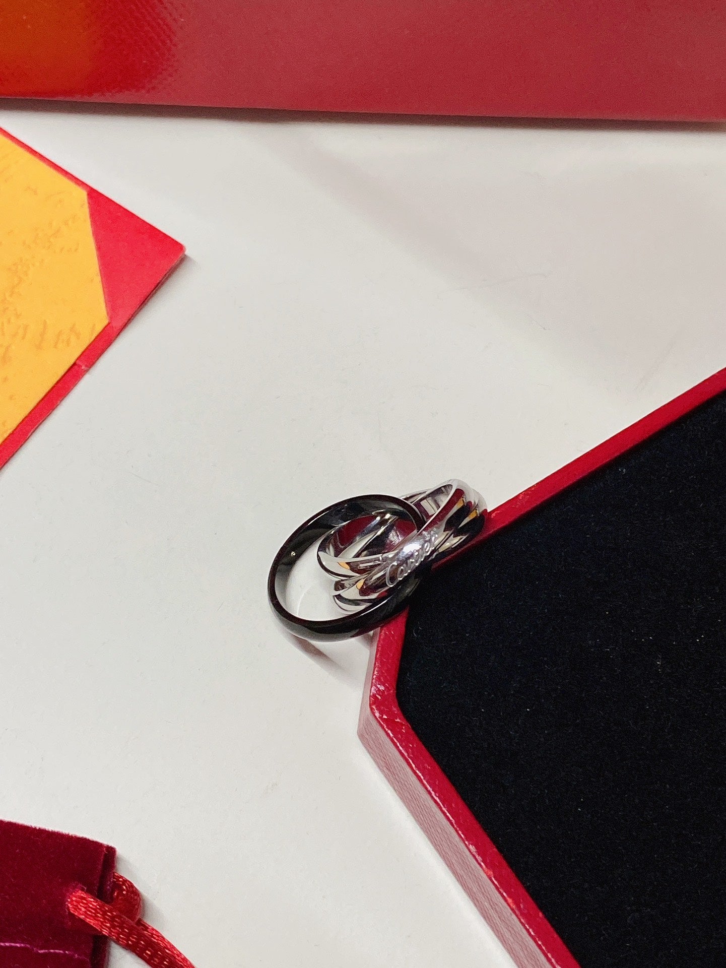 3 color circle ring