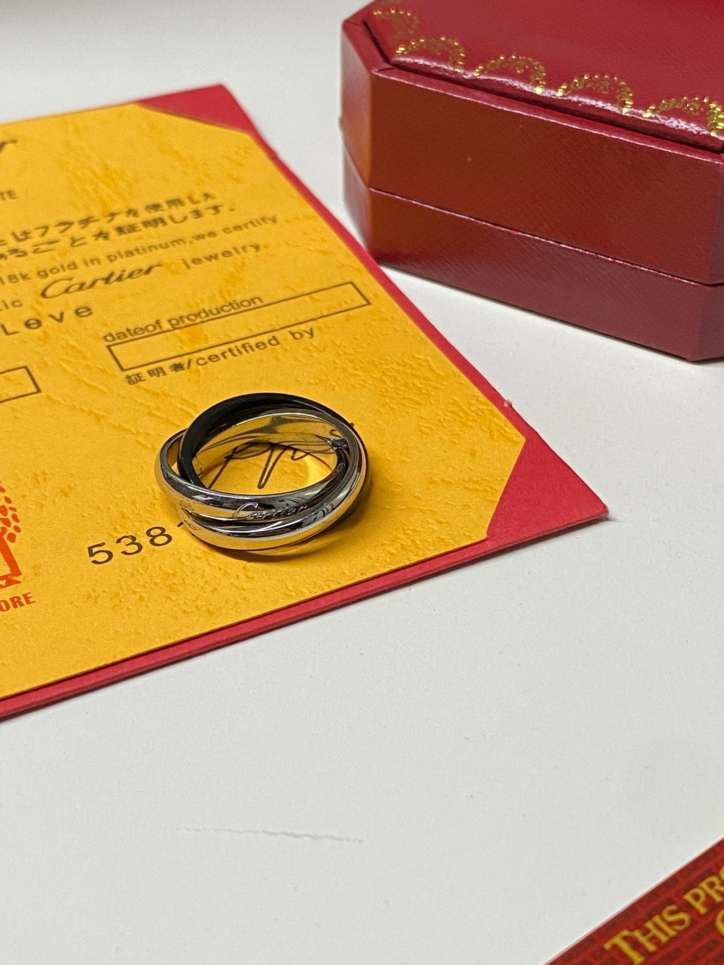 3 color circle ring