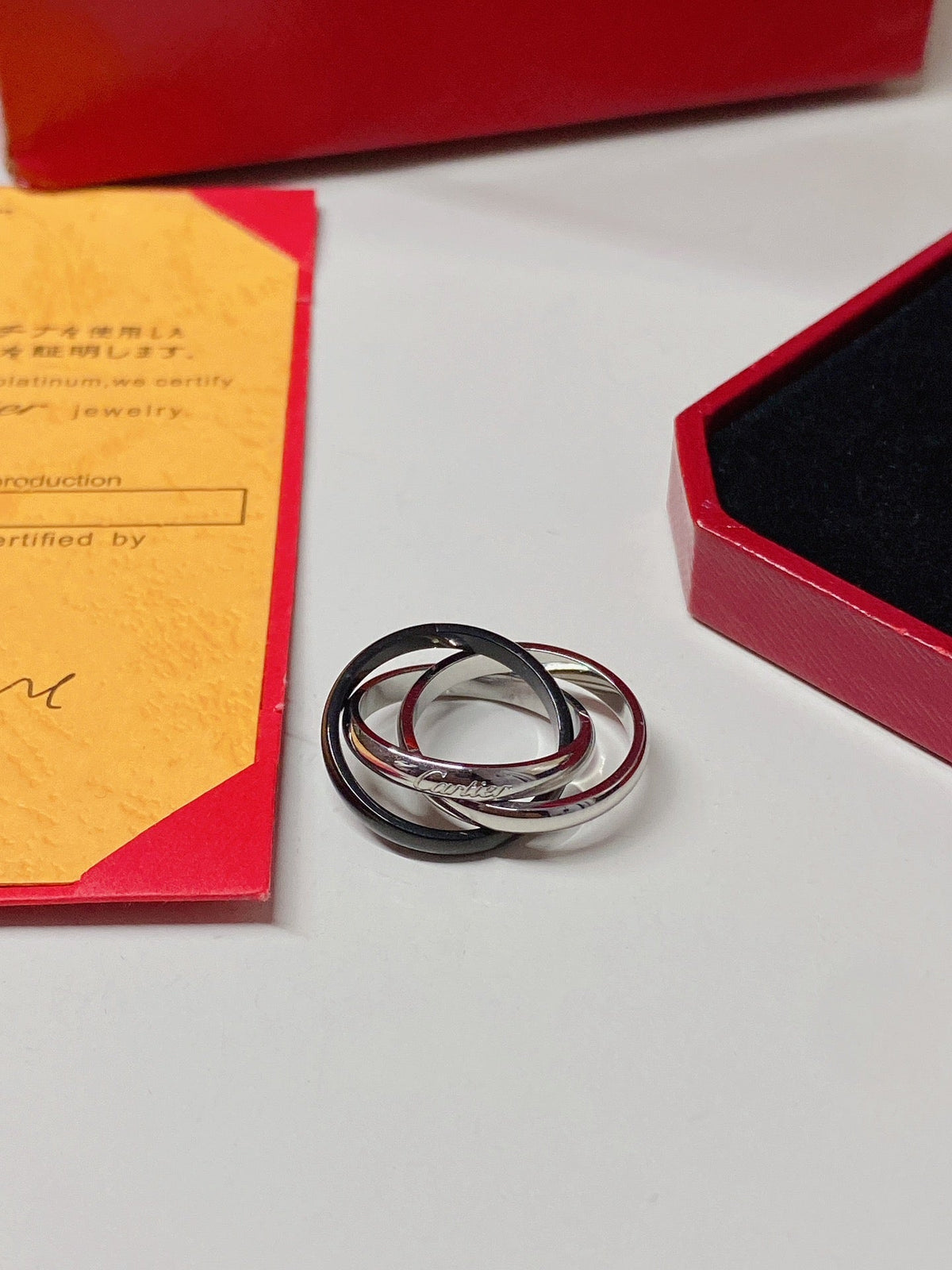 3 color circle ring