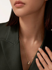 3 hoops pendant necklace