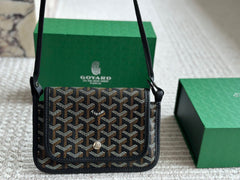 Vintage leather unisex envelope bag