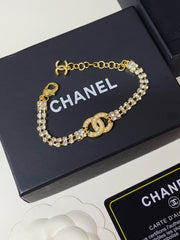 Full Diamond pearl bracelet