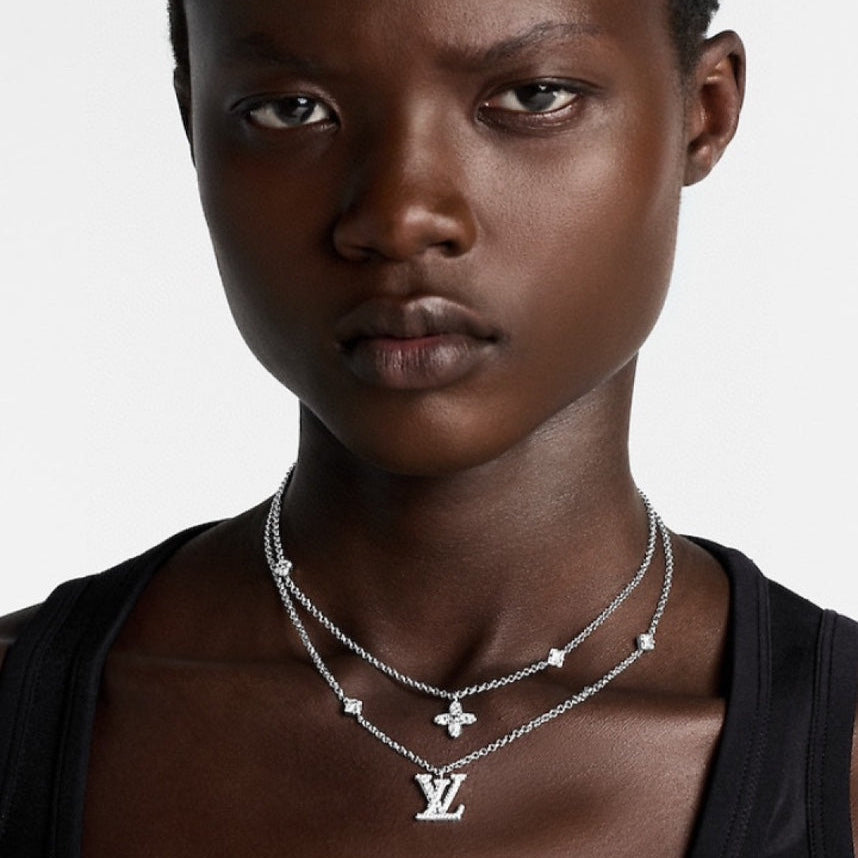 Sparkling diamond necklace