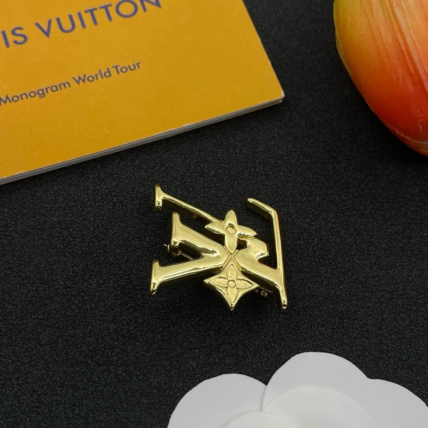 Versatile Monogram Brooch
