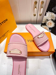 Printed Canvas Slippers
