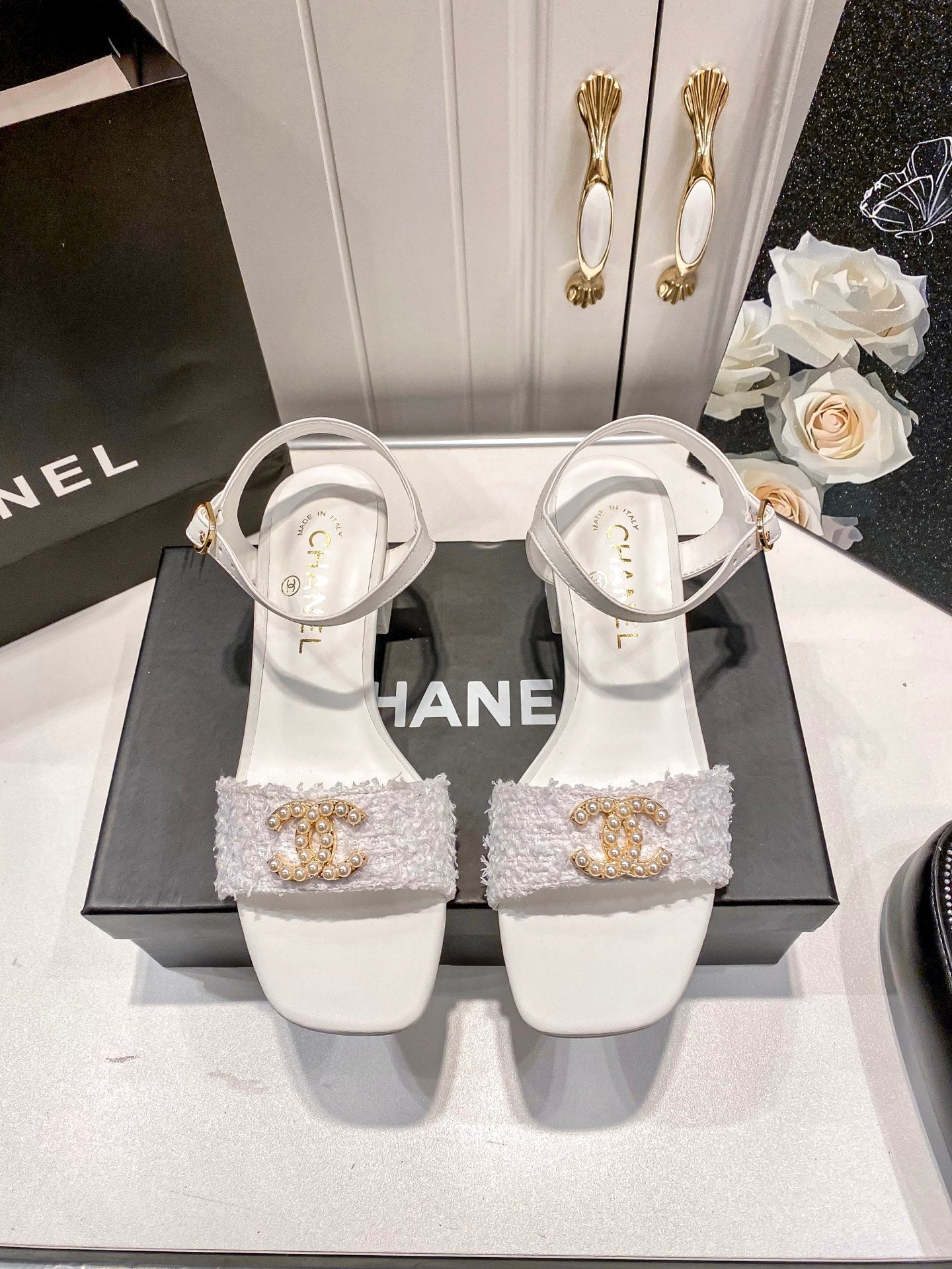Summer thick heel sandals