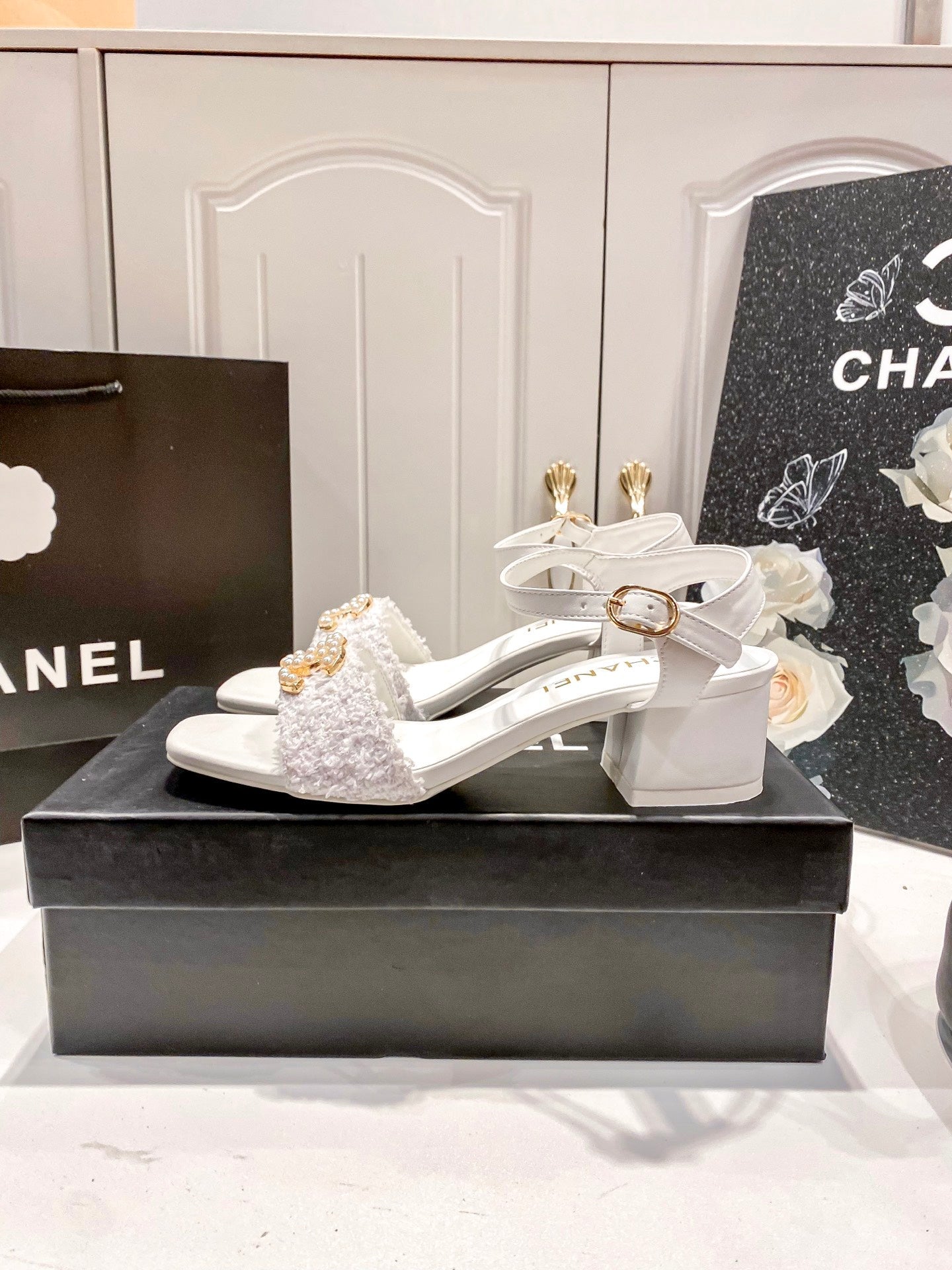 Summer thick heel sandals