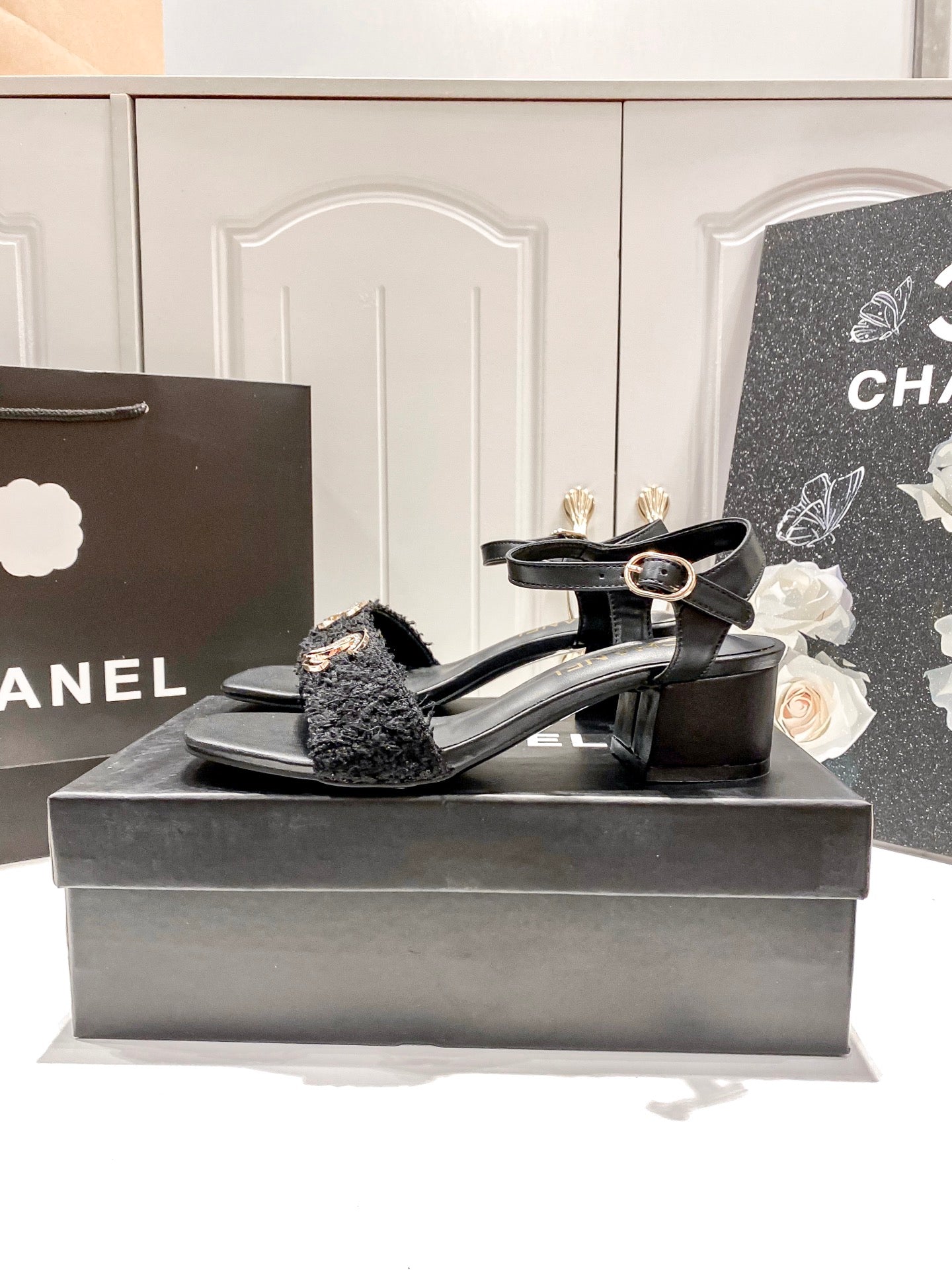 Summer thick heel sandals