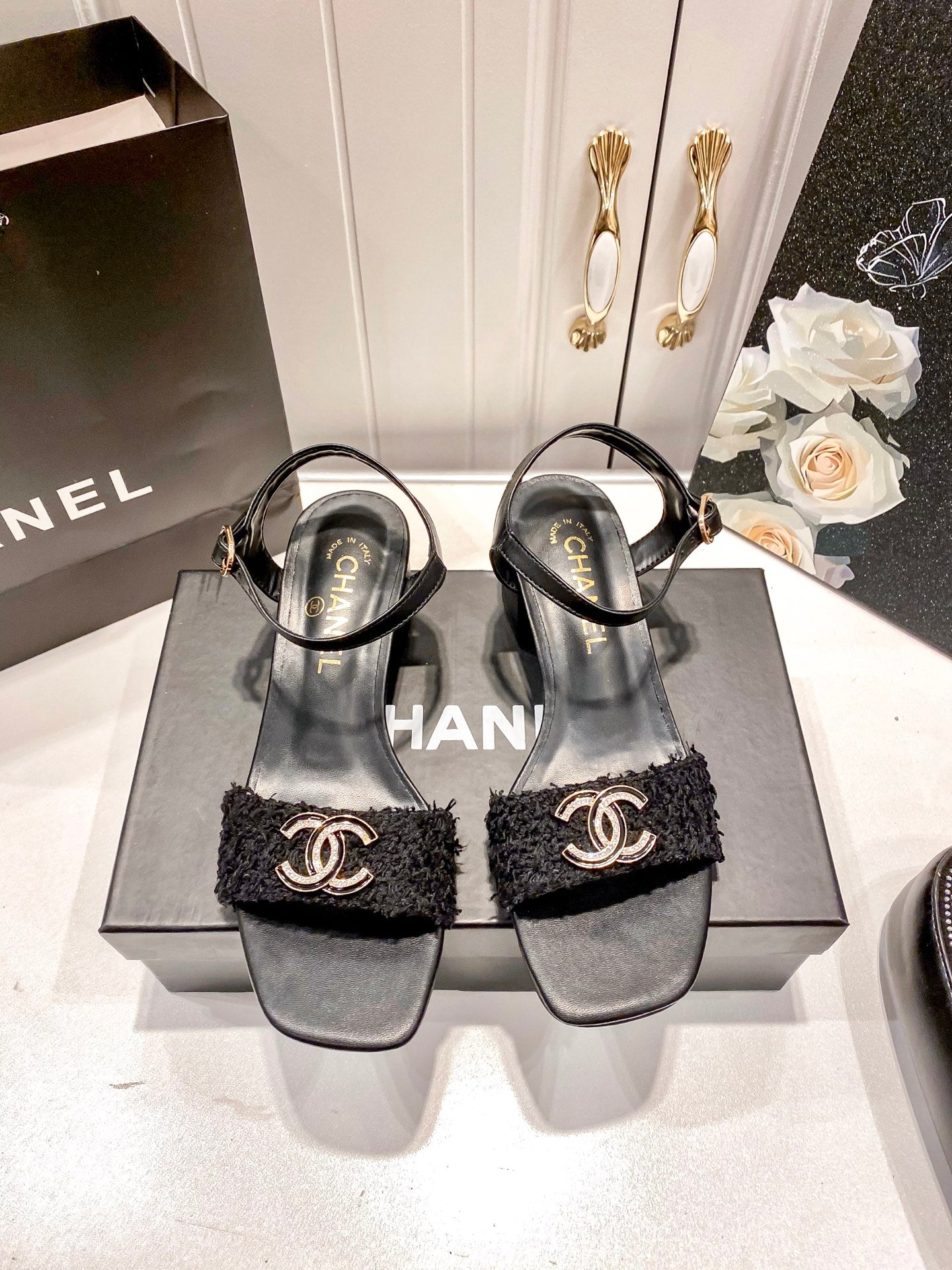 Summer thick heel sandals