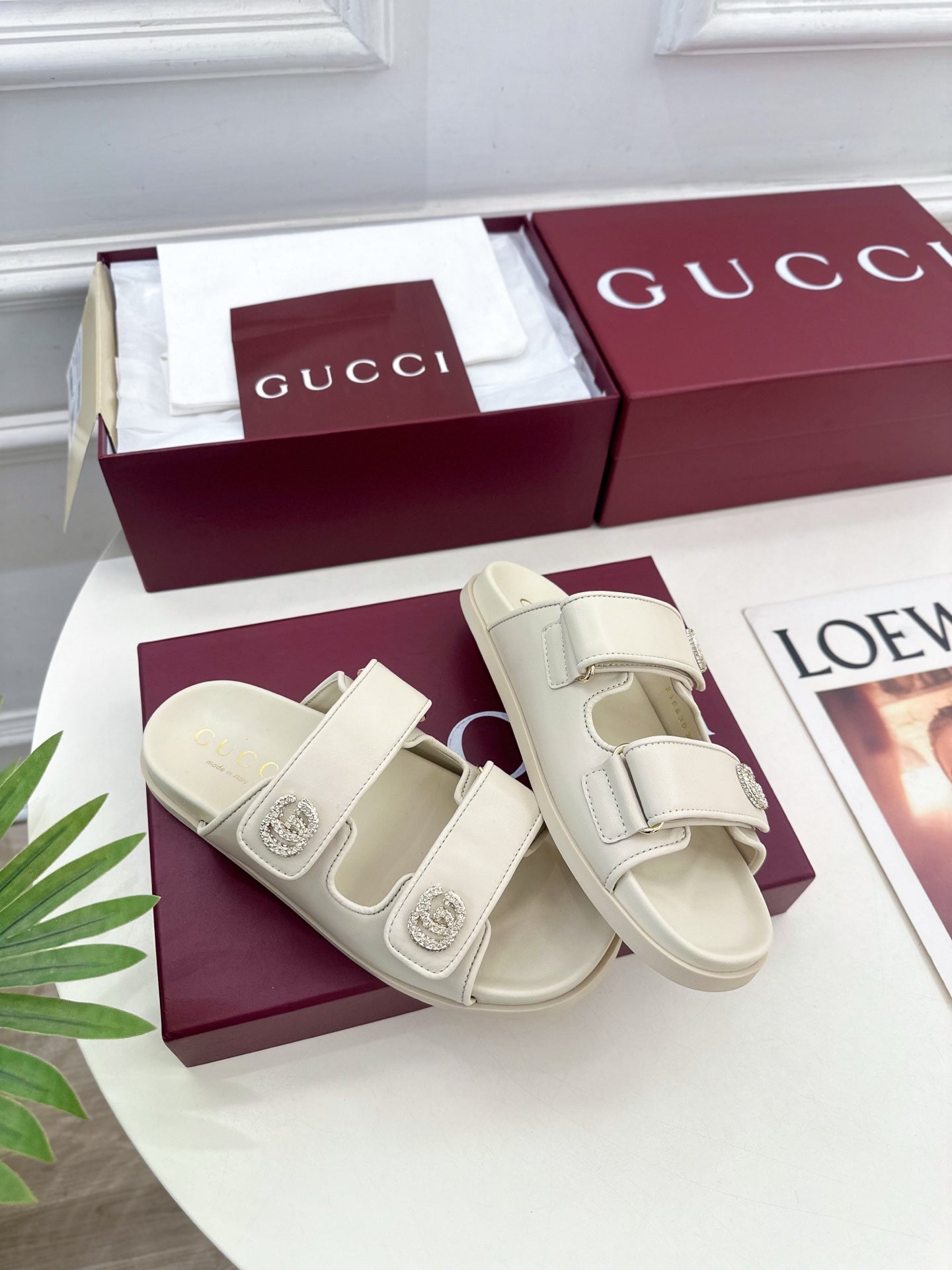 Printed Velcro Sandals