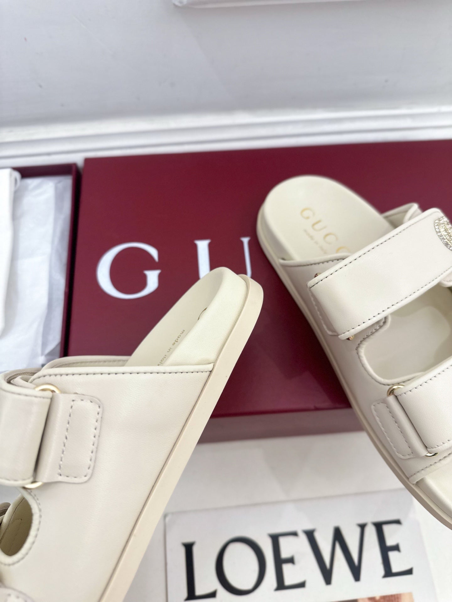 Printed Velcro Sandals