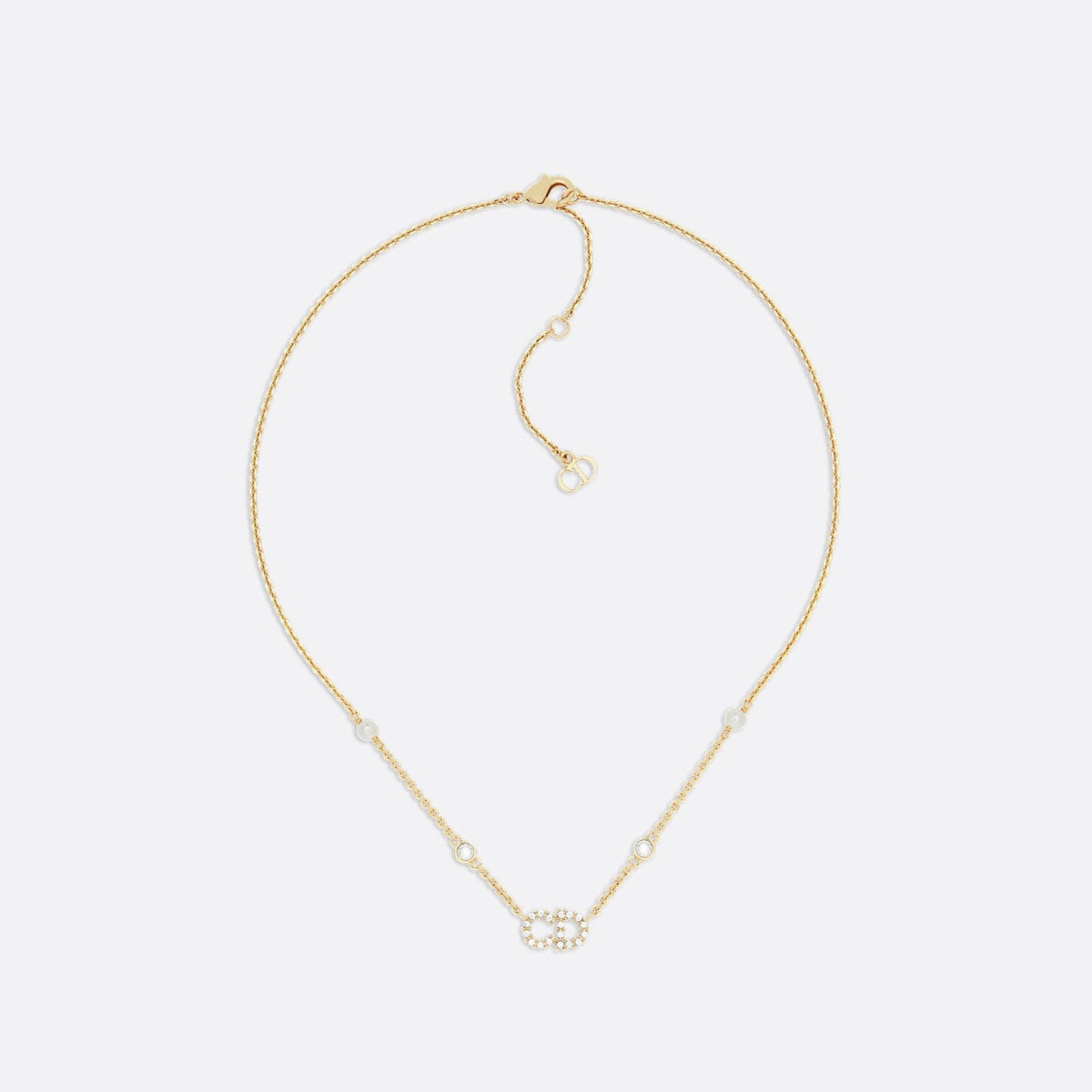 Diamond and pearl necklace