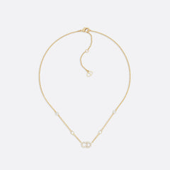 Diamond and pearl necklace