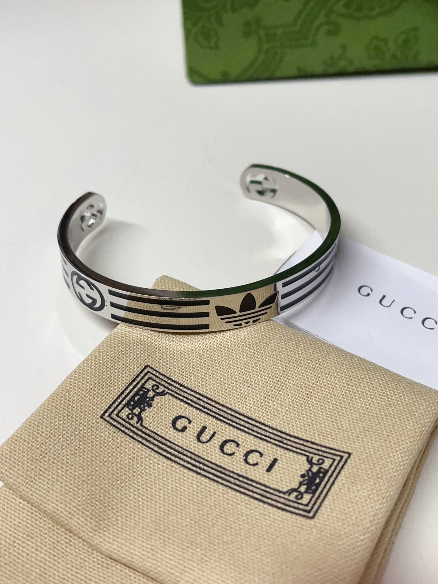 Patterned cuff bracelet