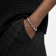 Classic pearl charms bracelet and necklace