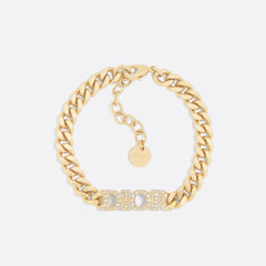 Crystal letter bracelet and necklace