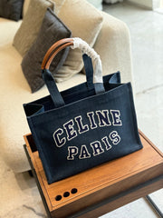 Large denim tote bag