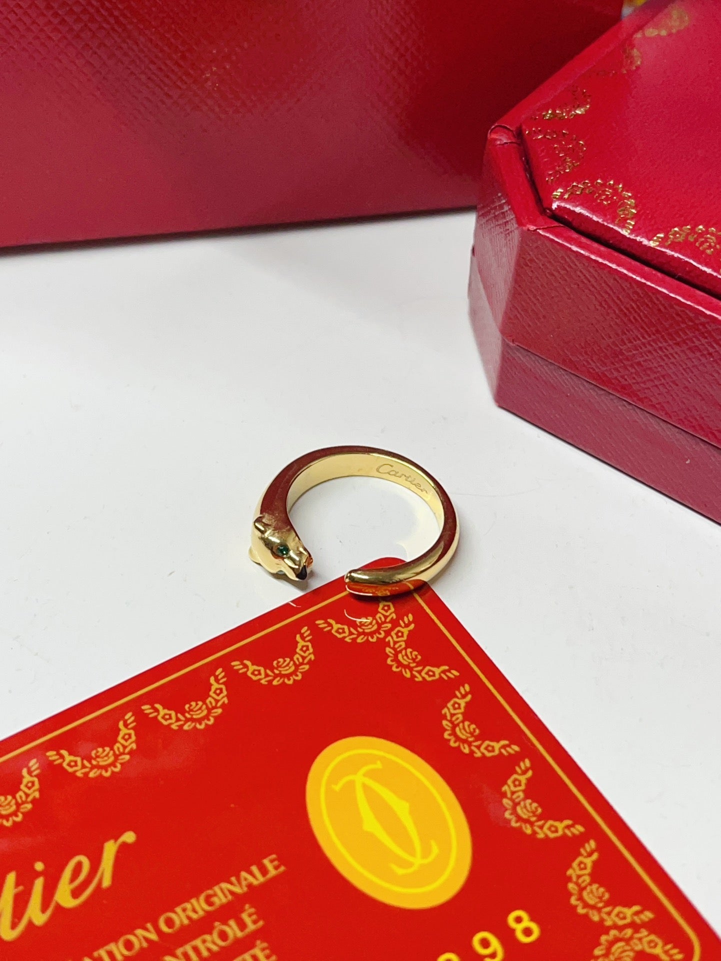 Cheetah Open Ring